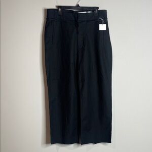 CH Carolina Herrera | Black Wide Leg Belted Pants Size 34 NWT